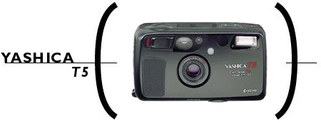 Kamera Yashica T 5 in schwarzer Ausführung (Ich hatte die silberne...)
